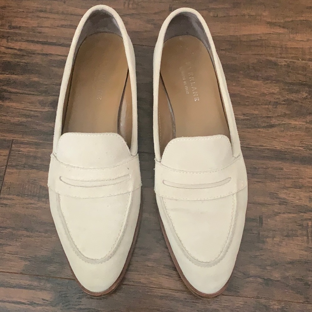 Everlane suede modern loafers